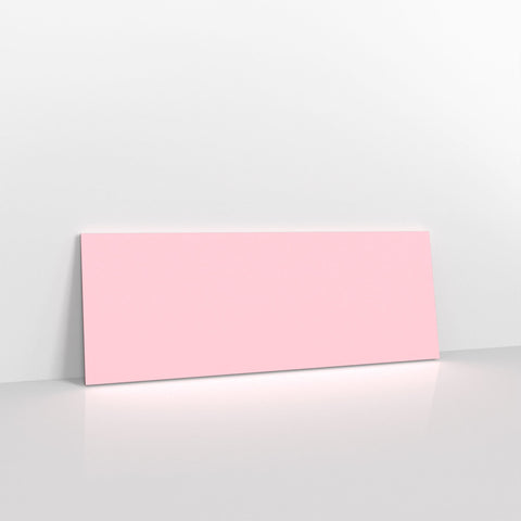 Pale Pink Coloured Gummed V Flap Envelopes