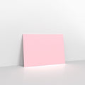 Pale Pink Coloured Gummed V Flap Envelopes