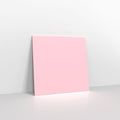 Pale Pink Coloured Gummed V Flap Envelopes