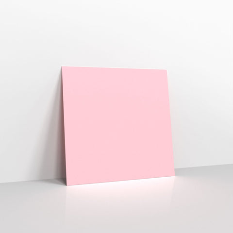 Pale Pink Coloured Gummed V Flap Envelopes