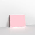 Pale Pink Coloured Gummed V Flap Envelopes