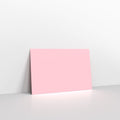 Pale Pink Coloured Gummed V Flap Envelopes