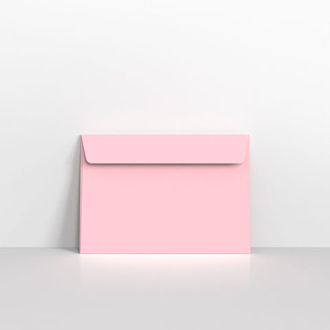 Pale Pink Coloured Peel and Seal Envelopes