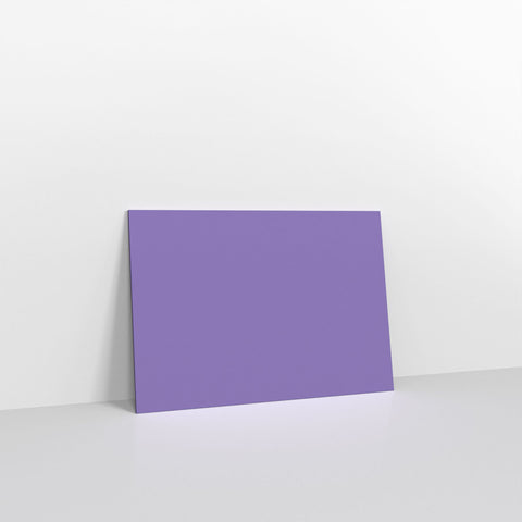 Purple Coloured Gummed V Flap Envelopes