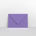 Purple Coloured Gummed V Flap Envelopes