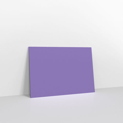 Purple Coloured Gummed V Flap Envelopes