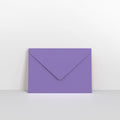 Purple Coloured Gummed V Flap Envelopes