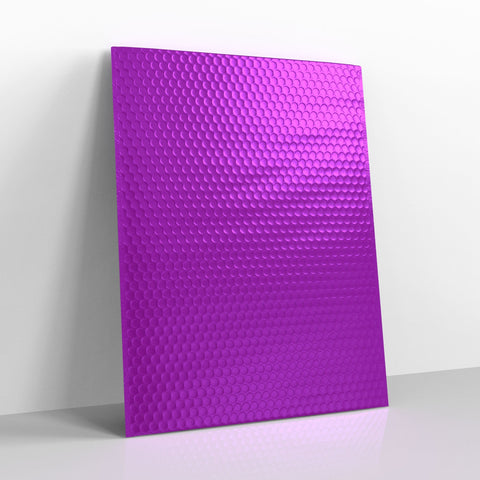 Purple Metallic Finish Bubble Bag Mailers