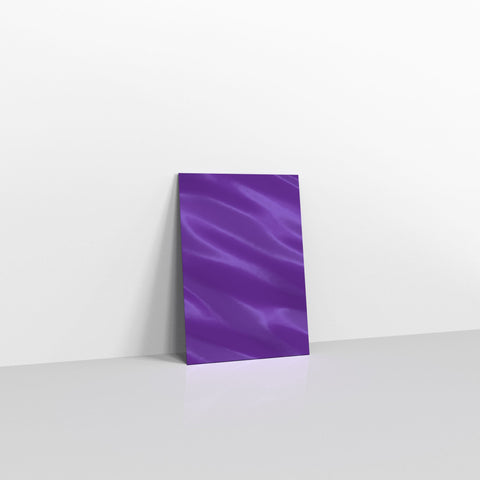 Purple Metallic Finish Foil Envelopes