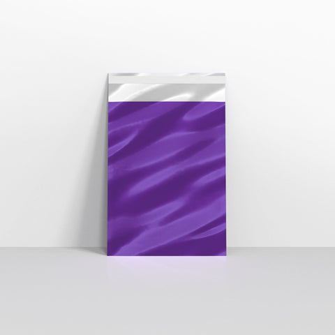 Purple Metallic Finish Foil Envelopes