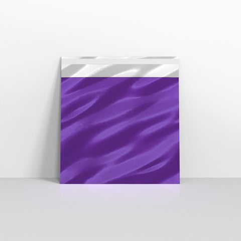 Purple Metallic Finish Foil Envelopes