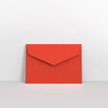 Red Coloured Peel and Seal V Flap Envelopes