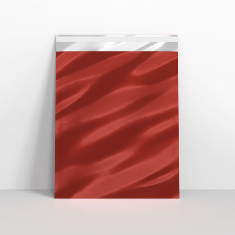 Red Metallic Finish Foil Envelopes