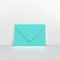 Robin Egg Blue Coloured Gummed V Flap Envelopes