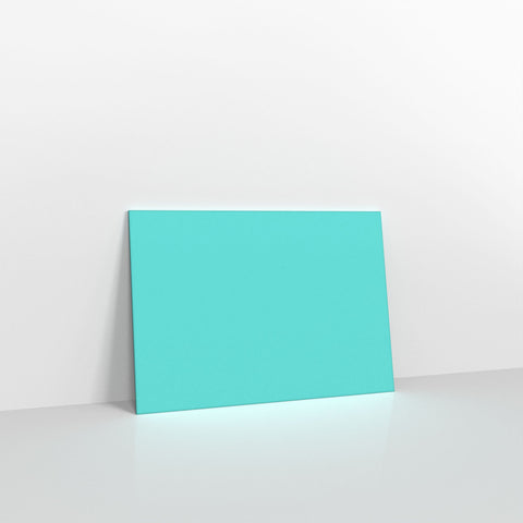 Robin Egg Blue Coloured Gummed V Flap Envelopes