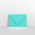 Robin Egg Blue Coloured Gummed V Flap Envelopes