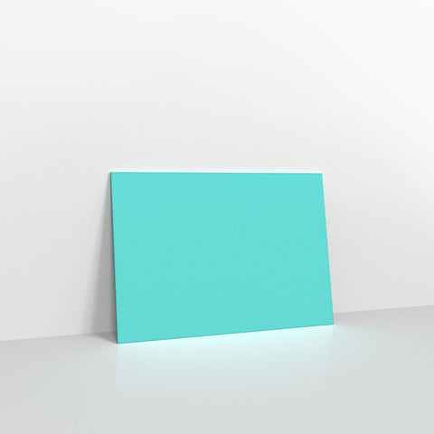 Robin Egg Blue Coloured Gummed V Flap Envelopes