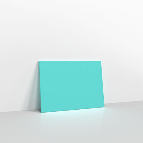 Robin Egg Blue Coloured Gummed V Flap Envelopes