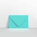 Robin Egg Blue Coloured Gummed V Flap Envelopes