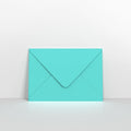 Robin Egg Blue Coloured Gummed V Flap Envelopes