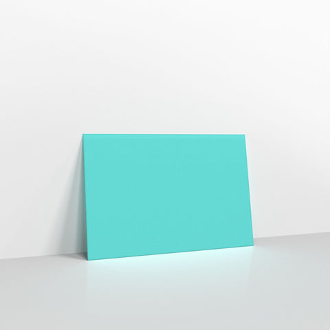 Robin Egg Blue Coloured Gummed V Flap Envelopes