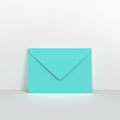 Robin Egg Blue Coloured Gummed V Flap Envelopes