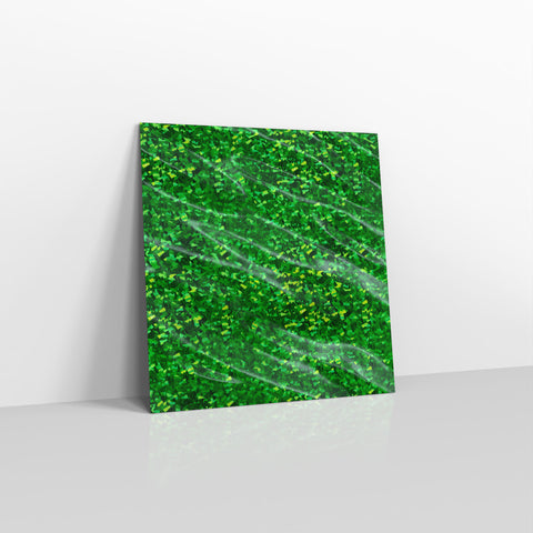 Holographic Green Metallic Finish Foil Envelopes