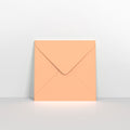 Salmon Pink Coloured Gummed V Flap Envelopes