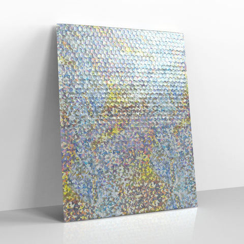 Silver Holographic Metallic Finish Bubble Bag Mailers