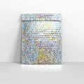 Silver Holographic Metallic Finish Bubble Bag Mailers