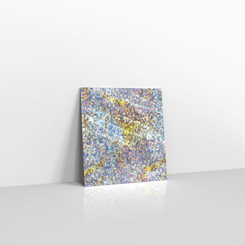 Silver Holographic Metallic Finish Foil Envelopes