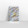 Silver Holographic Metallic Finish Foil Envelopes