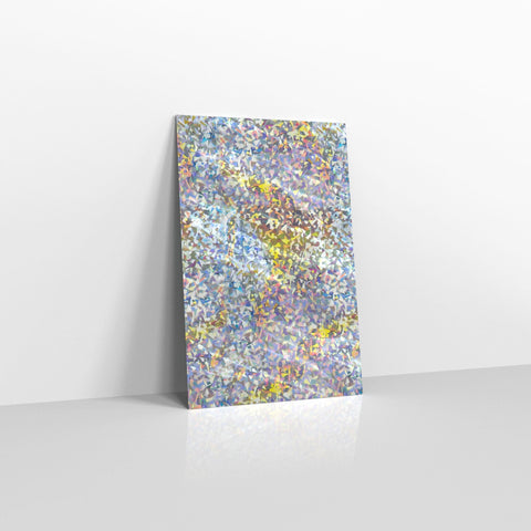 Silver Holographic Metallic Finish Foil Envelopes