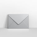 Silver Metallic Coloured Gummed V Flap Envelopes