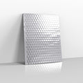 Silver Metallic Finish Bubble Bag Mailers