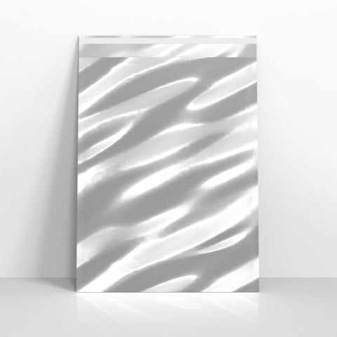 Silver Metallic Finish Foil Envelopes