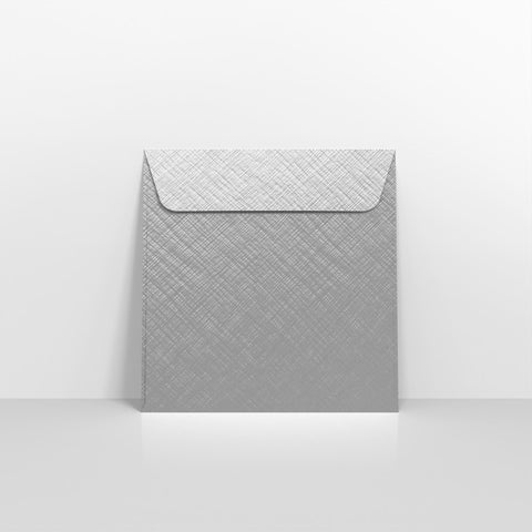 Silver Textured Envelopes