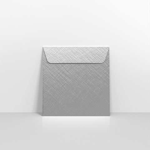 Silver Textured Envelopes