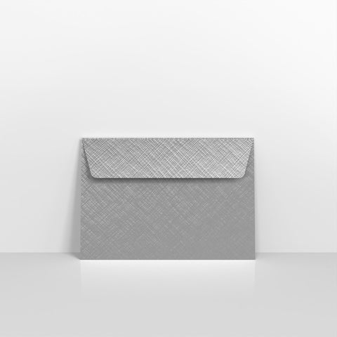 Silver Textured Envelopes