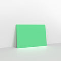 Spearmint Green Coloured Gummed Greeting Card V Flap Envelopes