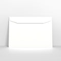 White Blue Opaque Gummed Business Envelopes