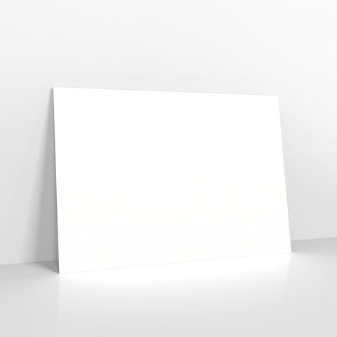 White Blue Opaque Gummed Business Envelopes