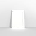 White Blue Opaque Gummed Business Envelopes