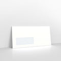 White Blue Opaque Self Seal Business Envelopes