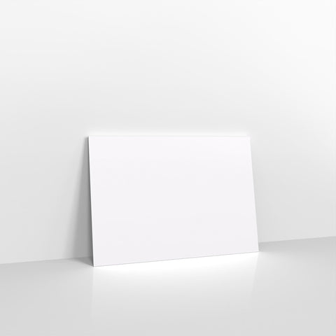 White Coloured Peel and Seal V Flap Envelopes