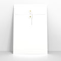 White String & Washer Gusset Envelopes