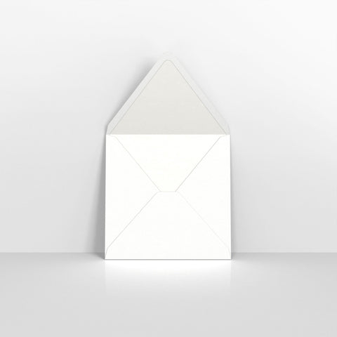 White & White Fancy Paper Lined Envelopes