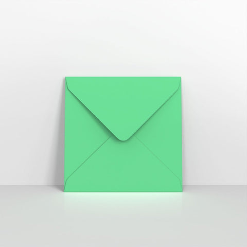 AAE53130 - Spearmint Green Coloured Gummed Greeting Card V Flap Envelopes - Greeting Card Envelopes