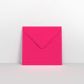 AD28116 - Fuchsia Pink Coloured Gummed V Flap Envelopes - Greeting Card Envelopes