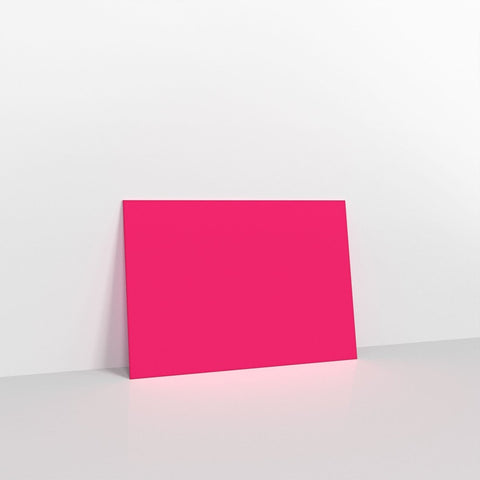 AD2882 - Fuchsia Pink Coloured Gummed V Flap Envelopes - Greeting Card Envelopes